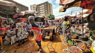 Insane huge African market Lomé Togo west Africa 🇹🇬