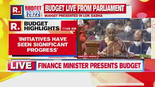Budget 2022 Is A Blueprint For The Next 25 Years: Finance Minister Nirmala Sitharaman In Parliament