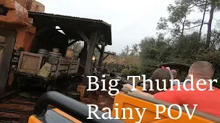 Big Thunder Mountain POV in the rain (GoPro Hero 7 Black)