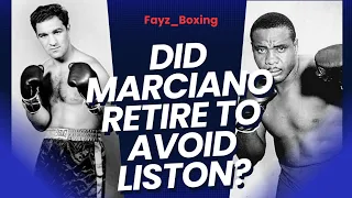 Did Rocky Marciano retire to avoid Sonny Liston?