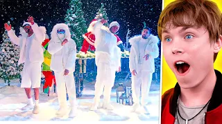 Pro Singer Reacts to Sidemen Christmas Songs