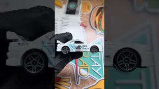 Hotwheels Nissan Skyline R32 with Godzilla graphic #short