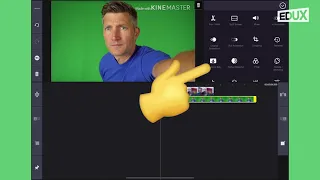 Een greenscreen video monteren met KineMaster op je iPad