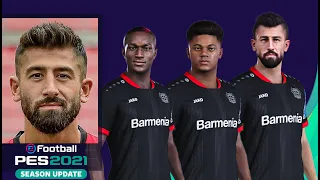 eFootball PES 2021 Bayer Leverkusen Faces, Stats & Overalls | Season Update