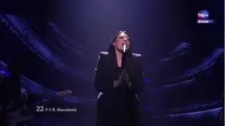 Eurovision 2012 HD 22 (FYR Macedonia) Kaliopi - Crno i Belo