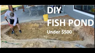 Beginner BACKYARD POND Build - Mistakes were made