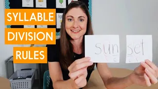 The 4 Must-Know Syllable Division Rules for Teaching Reading