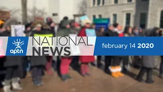 APTN National News February 14, 2020 – Tyendinaga Mohawks, Wet’suwet’en support in Saskatoon