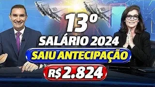 URGENTE: VEJA DATAS e VALORES da 1ª PARCELA do 13º SALÁRIO para os APOSENTADOS - CALENDÁRIO 2024!