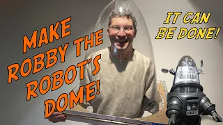 Making the dome for my full-size Robby the Robot suit