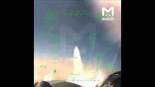 Su-35 BVR HUD video against Ukrainian MiG-29