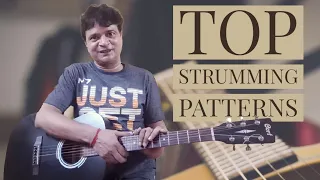 Top Strumming Patterns with their Examples | Guitar Lessons | @chitranshisir