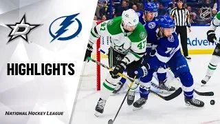 NHL Highlights | Stars @ Lightning 12/19/19