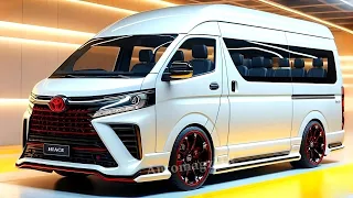 2025 Toyota Hiace Officially Revealed - Luxurious, Spacious and Hybrid!