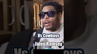 Jalen Ramsey Post Game Vs Cowboys Miami Dolphins Football Interview #shorts