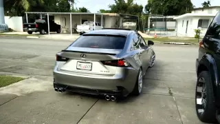 2014 Lexus IS350 Custom Exhaust Part 1