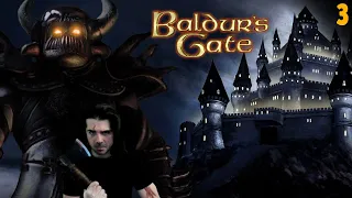 Baldur's Gate 1 Gameplay Pt 3 A Classic RPG! (Half-Orc Fighter)