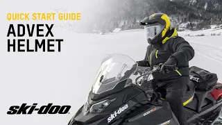 Ski-Doo Advex Helmet Quick Start Guide