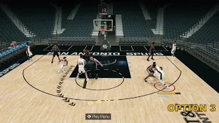 FIST DOUBLE BACK 2 - NBA 2K22 Spurs Playbook