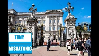 EL IMPRESIONANTE PALACIO DE BUCKINGHAM. HOGAR DE`LA REINA ISABEL II.