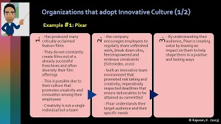Organizations That Adopt Innovative Culture