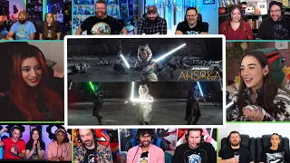 Youtubers React To Ahsoka, Ezra & Sabine Vs Stormtroopers | AHSOKA Ep 8 Finale Reaction Mashup
