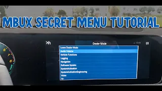 How to enter the MBUX Secret Menu - Mercedes Benz MBUX Engineer Mode Secret Menu