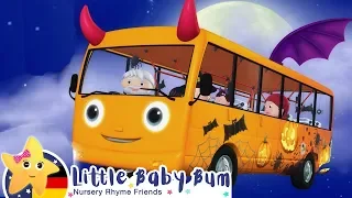 Die Räder vom Bus (Halloween) | Kinderlieder und Cartoons | Little Baby Bum | Moonbug Kids Deutsch