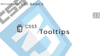 CSS Basics - Tooltip