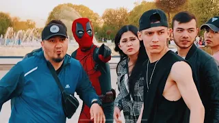 DEADPOOL IN REAL LIFE | ДЭДПУЛ В РЕАЛЬНОЙ ЖИЗНИ ЛОВИТ БАНДИТА | FUNNY VIDEO