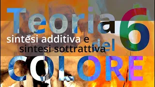 Teoria del colore, lezione n°6. La sintesi additiva e la sintesi sottrattiva dei colori