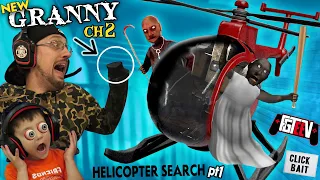 GRANNY has a HELICOPTER!?!  FGTeeV Explores NEW Chapter 2 Locations (No Hands Gameplay / Skit)