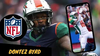 Dontez Byrd, WR, NFL Free Agent Workout | Former XFL WR For Seattle Dragons