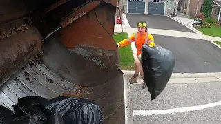 Garbage part 1 manual trash collection Hopper POV