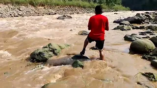 😰😰itna bara snake dekha ||Went for fishing||At sii koro river||@perli ngomle23