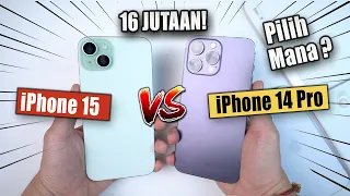 Rp16 JUTAAN! iPhone 15 vs iPhone 14 Pro ‼️Jangan Salah Pilih