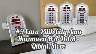 #9 Cara Pilih City Jam Harameen HA-4008 - Qiblat.Store