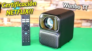 Proyector Wanbo TT 2024, NETFLIX OFICIAL Y UN ELEGANTE COLOR!!