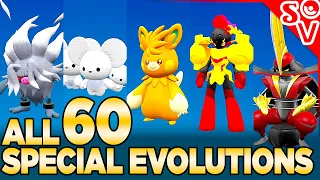 All 60 Special Evolutions in Pokemon Scarlet and Violet