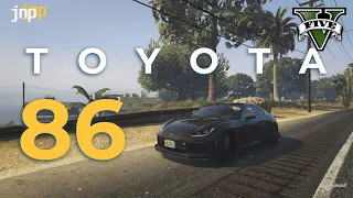 GTA V cruising with a Toyota GR86 around Los Santos | Steering Wheel Gameplay