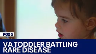 Virginia toddler's battle with ultra-rare disease sparks high-five fundraising drive