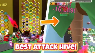 Making The PERFECT Attack Hive in Bee Swarm Simulator!