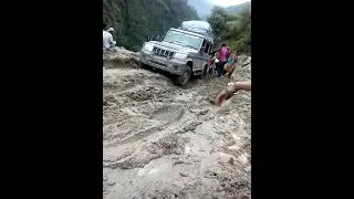 Bad condition of Karnali Highway