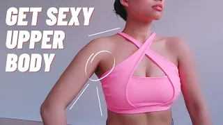 Total upper body sculpt! lose armpit fat, slimmer neck & shoulders! get sexy upper body, week 1, d1