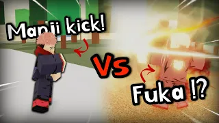 Manji Kick vs EVERY MOVES!! in Jujutsu Shenanigans