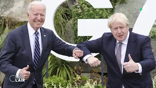 G7 au Royaume-Uni : Boris Johnson tente d'amadouer Joe Biden - Reportage #cdanslair 12.06.21