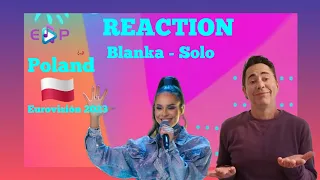 REACTION  🇵🇱 BLANKA / SOLO / POLAND EUROVISION 2023 #eurovision