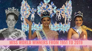 Miss World Winners from 1951 to 2019