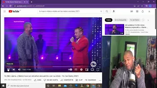 ( VIDEO REACCION)  Yo Me Llamo J Balvin tuvo un emotivo encuentro con su ídolo   Yo me llamo 2021..