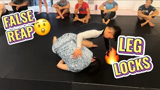 Masterskya BJJ NYC - Using The False Reap to Enter The Legs
